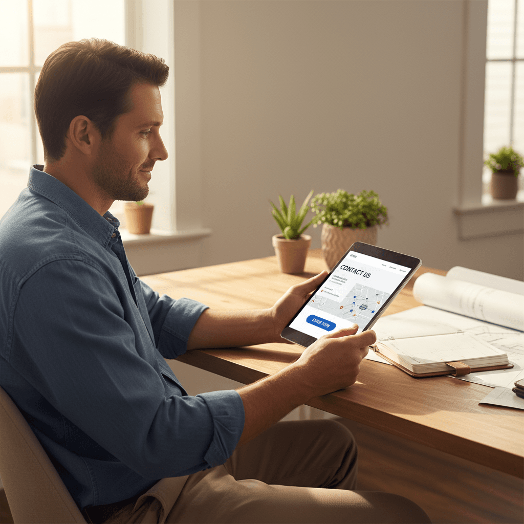 Easy-to-find contact and booking information on website